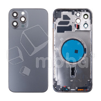 Корпус для iPhone 12 Pro Max (A2411) (1 Sim) Серый - Премиум