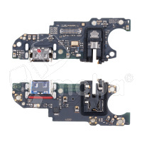 Шлейф для Huawei Honor X6/X8 5G (VNE-LX1/VNE-N41) плата на системный разъем/разъем гарнитуры/микрофон - Премиум