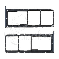 Держатель SIM для Realme C21/Narzo 50i (RMX3201/RMX3235) Черный