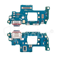 Шлейф для Samsung Galaxy S24 FE (S721B) плата системный разъем/разъем SIM/микрофон - Премиум