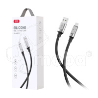 Кабель USB - MicroUSB XO NB251 (6A, силикон) Черный