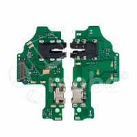 Шлейф для Huawei Honor 8X (JSN-L21) плата на системный разъем/разъем гарнитуры/микрофон