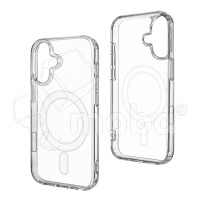 Чехол-накладка для iPhone 16 Plus (Magsafe, прозрачный)