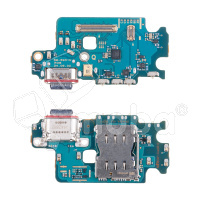 Шлейф для Samsung Galaxy S25 (S931B) плата на системный разъем/разъем SIM/микрофон - Премиум