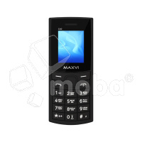 Мобильный телефон Maxvi C40 (2SIM, FM, MicroSD, фонарик, камера) Черный