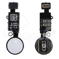 Шлейф для iPhone 7/7 Plus/8/8 Plus/SE (2020)/SE (2022) на кнопку HOME в сборе Розовое Золото - Премиум