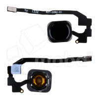 Шлейф для iPhone 5S/SE на кнопку HOME в сборе Черный