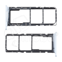 Держатель SIM для Tecno Spark 20C (BG7n) Серебро