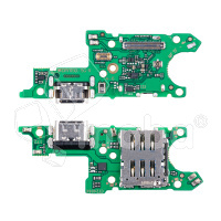 Шлейф для Huawei Honor X9b (ALI-NX1) плата на системный разъем/разъем SIM/микрофон