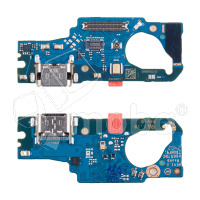 Шлейф для Samsung Galaxy M55 5G (M556B) плата системный разъем/микрофон - Премиум