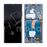 Дисплей для Samsung Galaxy S22 Ultra (S908B/S9080) модуль с рамкой Зеленый - (OLED)
