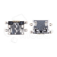 Разъем MicroUSB для Tecno Spark 4/7/Go 2022/Itel Vision 1/1 Pro