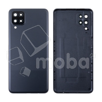 Задняя крышка для Samsung Galaxy A12/A12 Nacho (A125F/A127F) Черный - Премиум