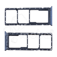 Держатель SIM для Tecno Spark 7 (KF6n) Черный