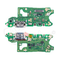 Шлейф для Huawei Honor X8b (LLY-LX1) плата на системный разъем/микрофон - Премиум