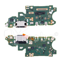 Шлейф для Huawei Honor X8c (ABR-LX1) плата на системный разъем/микрофон - Премиум