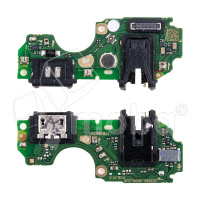 Шлейф для Infinix Smart 7 HD (X6516) плата на системный разъем/разъем гарнитуры/микрофон - Премиум