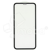 Защитное стекло "Премиум" для iPhone Xr/11 Черный (Закалённое+, полное покрытие)