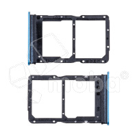 Держатель SIM для Huawei Honor X8a 4G/90 Lite (CRT-LX1/CRT-NX1) Голубой