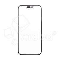 Стекло для переклейки iPhone 14 Pro (A2891) с OCA пленкой Черный - OR (Feaglet)