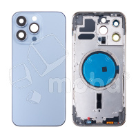 Корпус для iPhone 13 Pro (A2640) (1 Sim) Голубой - Премиум
