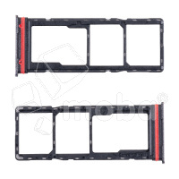 Держатель SIM для Infinix Smart 10 (X6725) Серебро