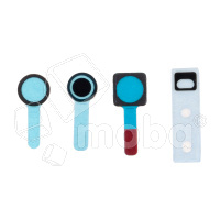 Наклейка (пыльник) передней камеры и датчиков на дисплей для iPhone 13/13 mini/13 Pro/13 Pro Max (комплект 4 шт.)