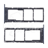 Держатель SIM для Tecno POP 7 (BF6) Черный