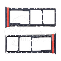 Держатель SIM для Infinix Hot 40i (X6528B) Черный