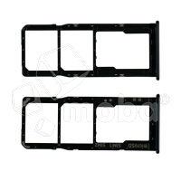 Держатель SIM для Samsung Galaxy A30s (A307F) Черный