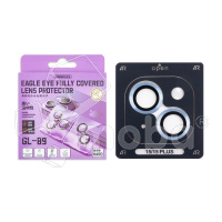 Защитное стекло линзы камеры Remax GL-89 для iPhone 15/15 Plus (комплект 2 шт.) Голубой