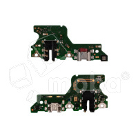 Шлейф для Huawei Honor 9C (AKA-L29) плата на системный разъем/разъем гарнитуры/микрофон - Премиум