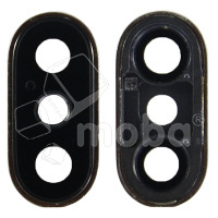 Стекло камеры для iPhone X Серебро