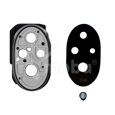 Стекло камеры для Huawei Honor 200 (ELI-AN00) в сборе с рамкой Черный