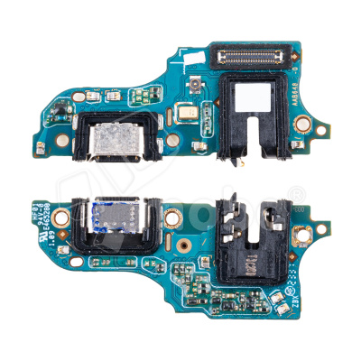 Шлейф для Realme C53 (RMX3760) плата системный разъем/разъем гарнитуры/микрофон - Премиум