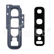 Стекло камеры для Samsung Galaxy S10/S10+ (G973F/G975F) в сборе с рамкой Черный