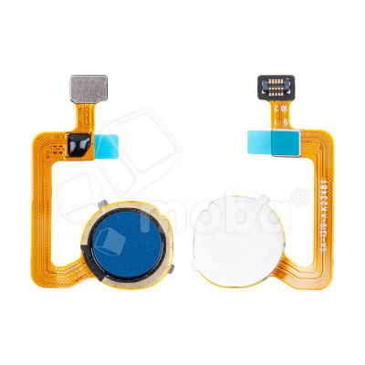 Шлейф для Xiaomi Redmi 12C (22120RN86G) сканер отпечатка пальцев Синий