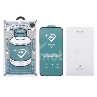 Защитное стекло "Антибликовое" Remax Medicine Glass GL-86 для iPhone 15 Pro Черный