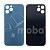 Задняя крышка для iPhone 12 Pro (A2407) Синий (стекло, узкий вырез под камеру, логотип) - Премиум