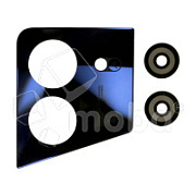 Стекло камеры для Tecno Pova 5 (LH7n) в сборе с рамкой Черный