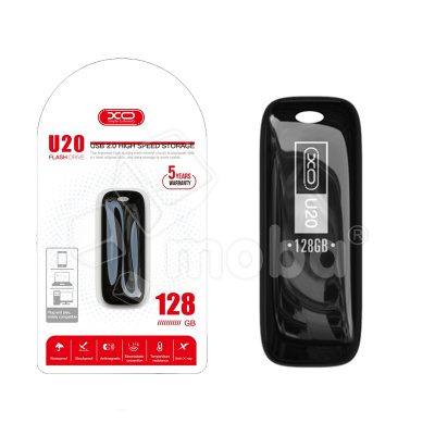 USB-флеш (USB 2.0) 128GB XO U20 Черный