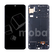 Дисплей для Samsung Galaxy A50 (A505F) модуль с рамкой Черный - (OLED)