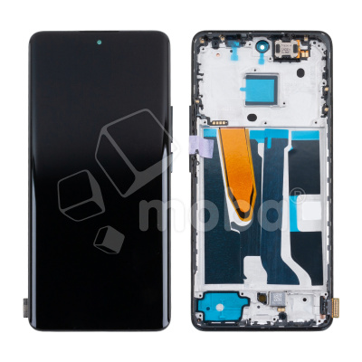 Дисплей для Realme 11 Pro 5G/11 Pro+ 5G (RMX3771/RMX3741/RMX3740) модуль с рамкой Черный - (OLED)