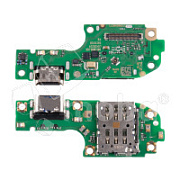 Шлейф для Huawei Nova 12i (CTR-L81) плата системный разъем/разъем SIM/микрофон - Премиум