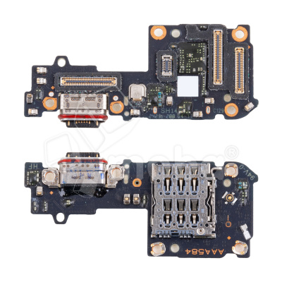 Шлейф для OnePlus Nord 4 (CPH2663) плата на системный разъем/разъем SIM/микрофон - Премиум