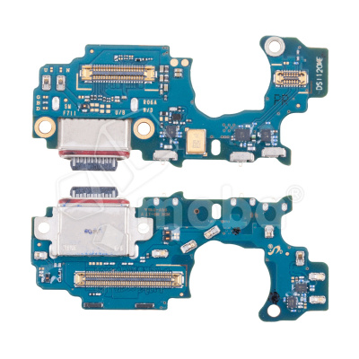 Шлейф для Samsung Galaxy Z Flip3 (F711B) плата системный разъем/микрофон - Премиум