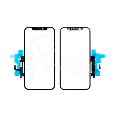 Стекло для переклейки iPhone 12/12 Pro (A2403/A2407) с OCA пленкой + тачскрин Черный