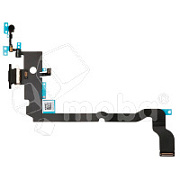 Шлейф для iPhone Xs Max (A1921/A2101) на системный разъем/микрофон Черный