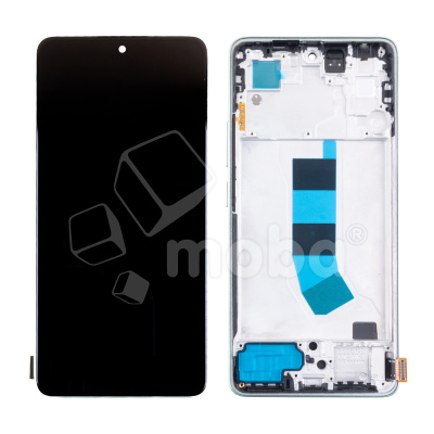 Дисплей для Xiaomi Redmi Note 13 4G (23129RAA4G/23124RA7EO/23129RA5FL) модуль с рамкой Зеленый - (In-Cell)