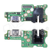 Шлейф для Infinix Note 30i (X6716) плата на системный разъем/разъем гарнитуры/микрофон - Премиум